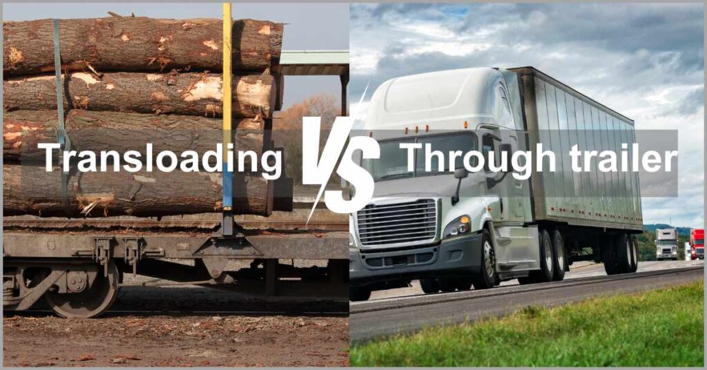Transloading vs Through Trailer, Differences & How to Choose a Service